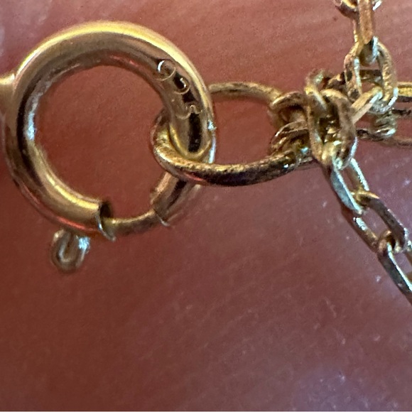 Vermeil - Gold over Sterling Silver 925 Necklace w/ CZ butterfly pendant dainty - Picture 11 of 11